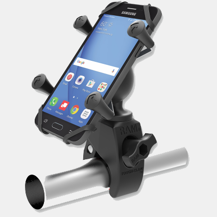RAM Mounts - Tough-Claw Mount with Universal X-Grip Phone Cradle Kit Cycle Refinery