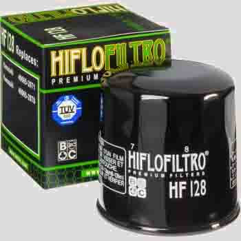HiFlo Filtro Oil Filter - HF128 Kawasaki Cycle Refinery