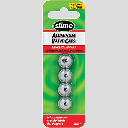 Slime Aluminum Valve Caps Cycle Refinery