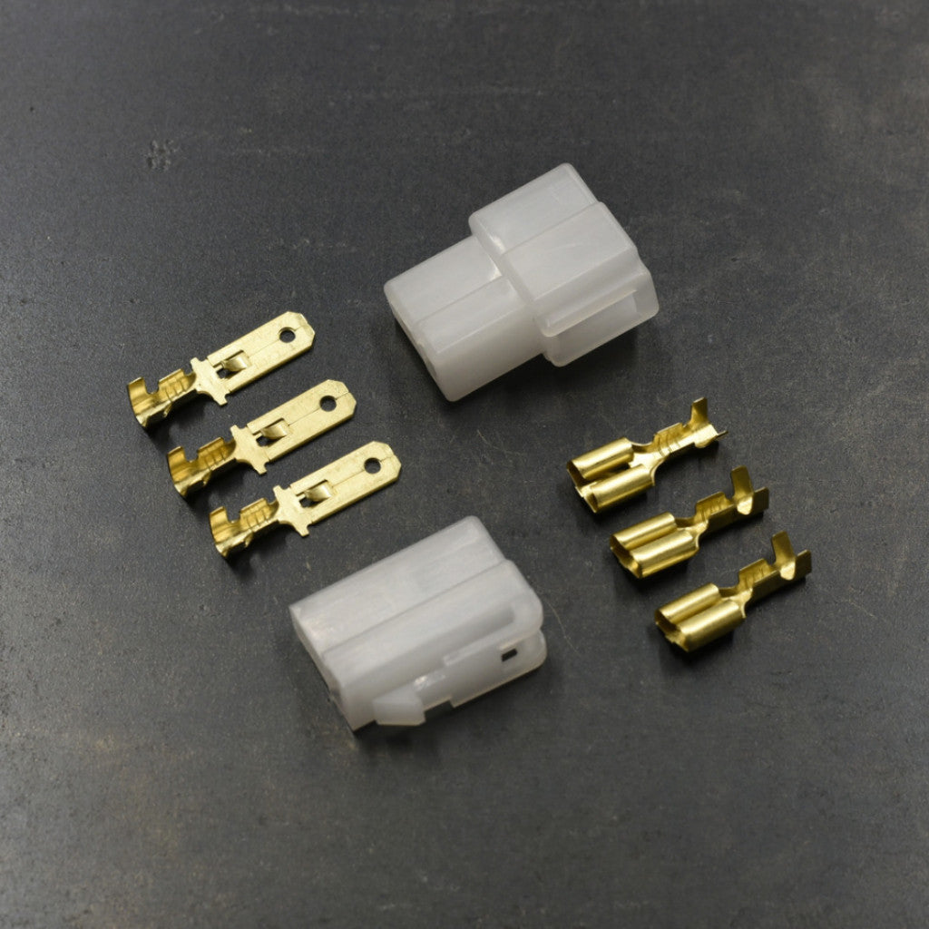 wes専用　２枚 Connector Pair, 2-pin locking w/6.3mm spades