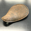 Distressed Brown Solo Seat - Small Cycle Refinery