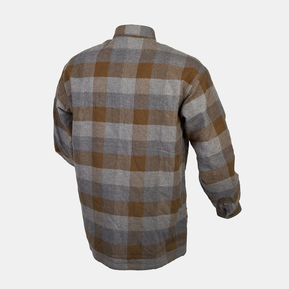 Scorpion Covert Riding Flannel - Tan/Brown Cycle Refinery