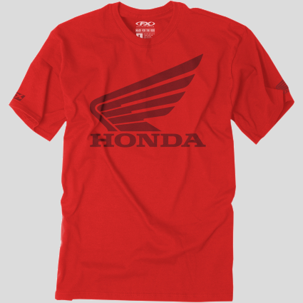 Honda Big Wing T-Shirt - Red Cycle Refinery