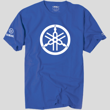 Yamaha 2D Fork T-Shirt - Royal Blue Cycle Refinery