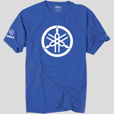 Yamaha 2D Fork T-Shirt - Royal Blue Cycle Refinery