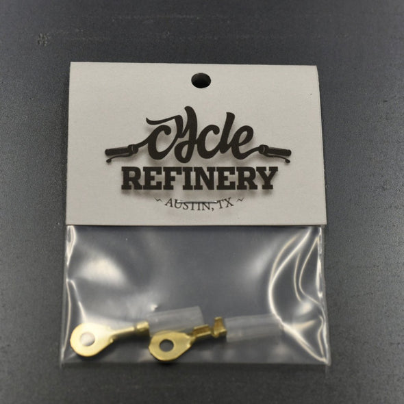 4.5mm I.D. Brass Ring Terminal for 18-16 AWG wire Cycle Refinery