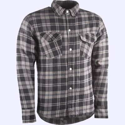 Highway 21 Marksman Riding Flannel - Black/Grey Cycle Refinery