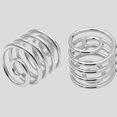 Solo Seat Spring 2" Chrome Cycle Refinery