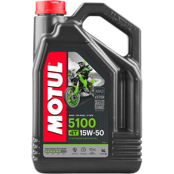 Motul 4T 5100 15W50 Oil - 1Gal Cycle Refinery