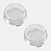Turn signal/brake replacement lens - Bullet style (Clear) Cycle Refinery