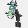 RAM Mounts - Torque 3/4" - 1" Diameter Handlebar/Rail Base with 1" Ball, Medium Arm and X-Grip Cycle Refinery