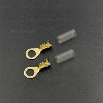 6.5mm I.D. Brass Ring Terminal for 18-16 AWG wire Cycle Refinery