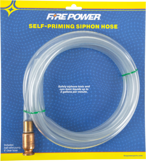 Hose, Fire Power Self Priming Siphon 6' Cycle Refinery