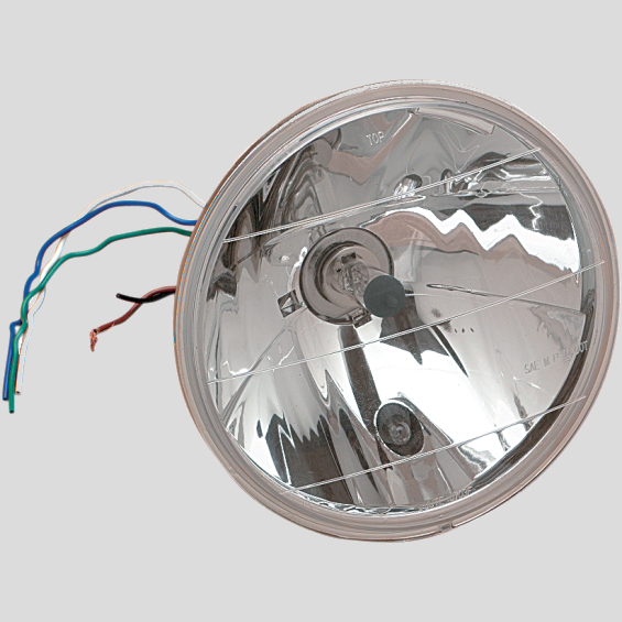 7" Headlight with Park Light Cycle Refinery