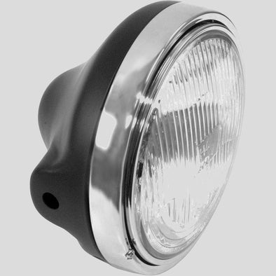 7" Headlight Without Seal Beam - Black Cycle Refinery
