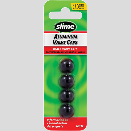 Slime Aluminum Valve Caps Cycle Refinery