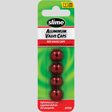 Slime Aluminum Valve Caps Cycle Refinery