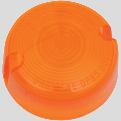 Turn signal replacement lens - Amber Cycle Refinery