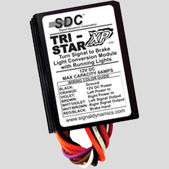 Tri-Star Turn Signal to Brake Light Conversion Module with Running Lights Cycle Refinery