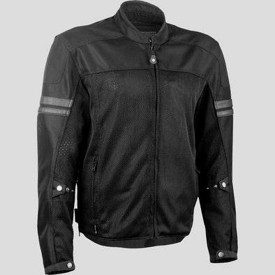 Highway 21 Turbine Mesh Jacket - Black Cycle Refinery