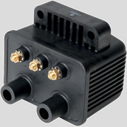Ignition Coil, Harley-Davidson, Single Fire 2.4 OHM Black Cycle Refinery