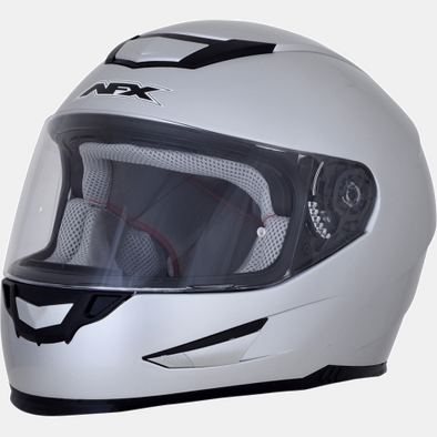 AFX FX-99 Helmet - Silver Cycle Refinery