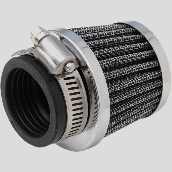 Air Filter - Chrome End Pod 35MM Cycle Refinery