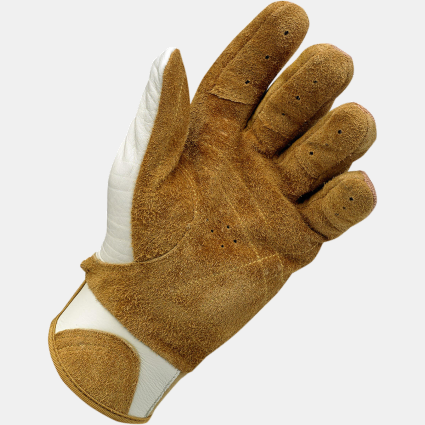 Biltwell Bantam Glove White/Tan Cycle Refinery