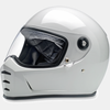 Biltwell Lane Splitter Gloss White Cycle Refinery