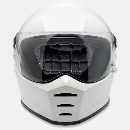 Biltwell Lane Splitter Gloss White Cycle Refinery