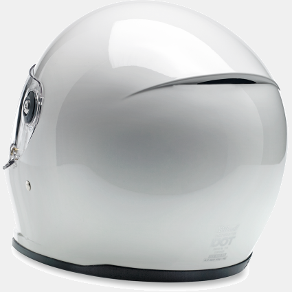 Biltwell Lane Splitter Gloss White Cycle Refinery