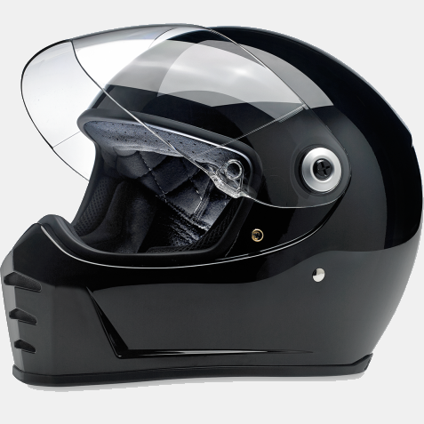 Biltwell Lane Splitter Gloss Black Cycle Refinery
