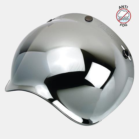 Biltwell Bubble Shield - Chrome Mirror Antifog Cycle Refinery