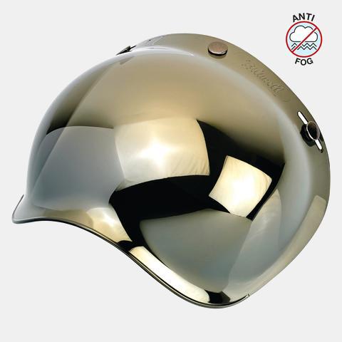 Biltwell Bubble Shield - Gold Mirror Cycle Refinery