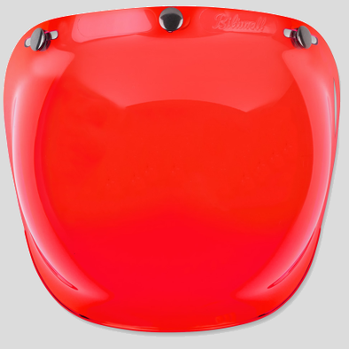 Biltwell Bubble Shield - Red Cycle Refinery