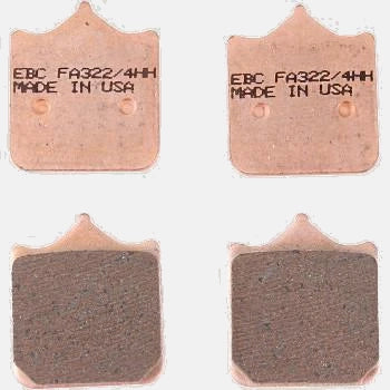 Brake Pads, EBC FA322/4HH Cycle Refinery