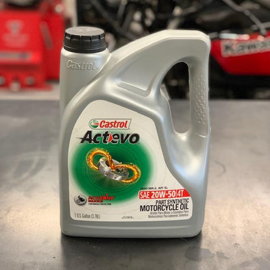 Castrol Actevo 4T 20w50 Gallon Cycle Refinery