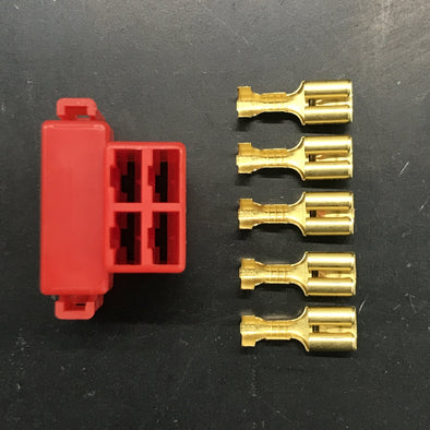 Connector - 4-Pin Starter Relay Cycle Refinery