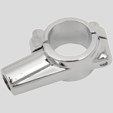 Mirror Mount Clamps - Chrome Cycle Refinery