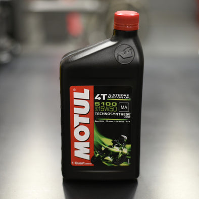 Motul 4T 5100 15W50 Oil - 1Qt Cycle Refinery