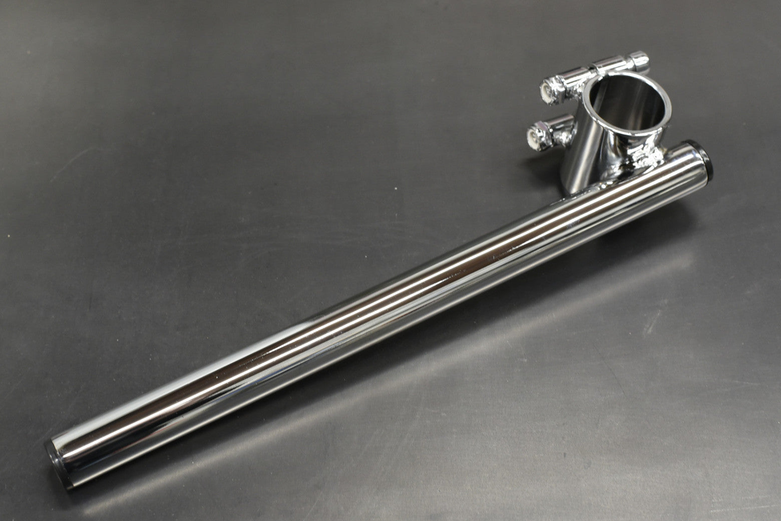 Handle Bar,  Clip On Chrome 7/8" ( Click to select fork size ) Cycle Refinery