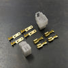 Connector Pair - 3-pin locking w/6.3mm spades Cycle Refinery