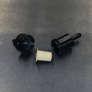 Fuel Filter, Anodized Aluminum 1/4" barb ( Multiple Colors Available ) Cycle Refinery