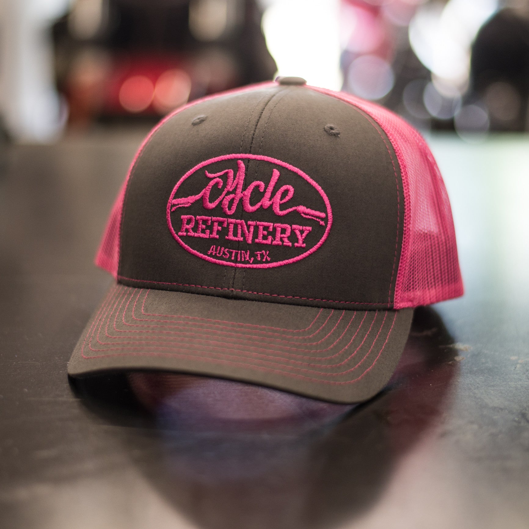 Cycle Refinery Embroidered Trucker Cap Cycle Refinery