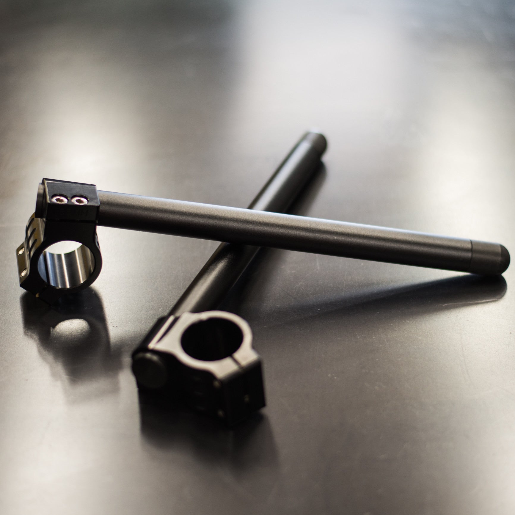 Handle Bar,  Clip On Black 7/8" Cycle Refinery