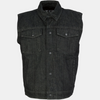 Z1R Black Denim Vest Cycle Refinery