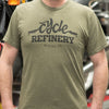 Cycle Refinery Short Sleeve T-Shirt Mens - Green Cycle Refinery