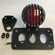 LED Tail Light License Plate Bracket Grid Cycle Refinery