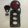 LED Tail Light License Plate Bracket Grid Cycle Refinery
