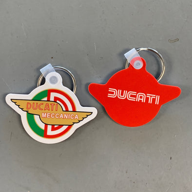 Keychain - Ducati Logo 60's Cycle Refinery